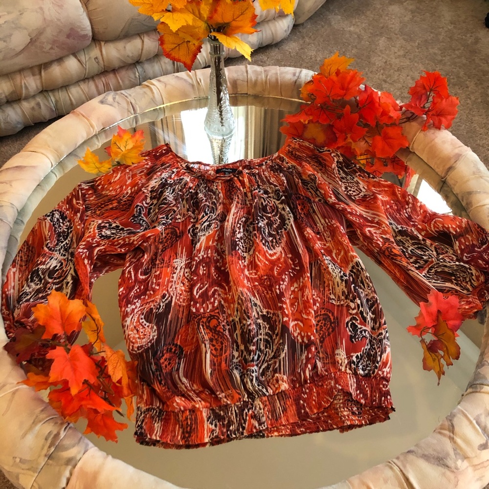 🍂🍁Rafaella blouse - Picture 2 of 6
